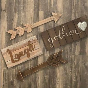 Farmhouse style signs